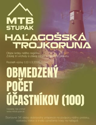 🏔️ ZIMNÁ HAĽAGOŠSKÁ TROJKORUNA 2025/2026 🚴‍♂️❄️ Výzva pre všetkých cyklistov, ktorí chcú aj v zime jazdiť. 👉 O čo ide?...